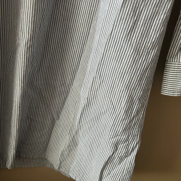 Blue Striped Tunic Dress - Picture 5 of 6